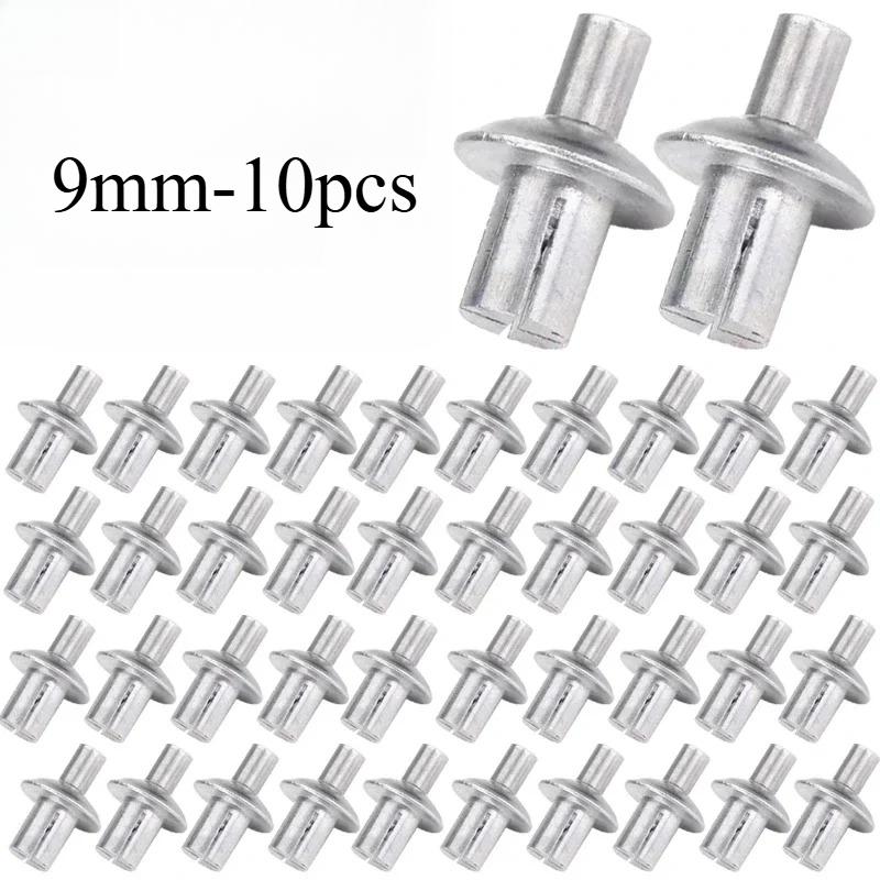 Creamily 50 шт./100 шт. Заклепки с алюминиевым сердечником, молотковая забивка, раскладные, с круглой головкой, вытяжные крепежные элементы, ударные заклепки, винты