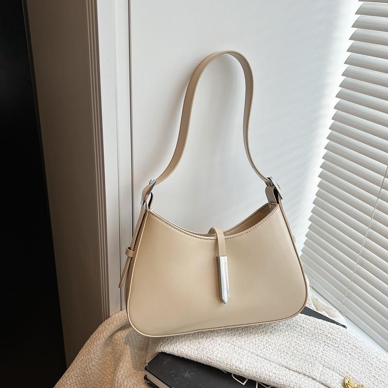 2025 Niche Design Baguette Bag Women's Hand Carry Underarm Bag Fashion Shoulder Bag Commuter Small Square Bag Handbag