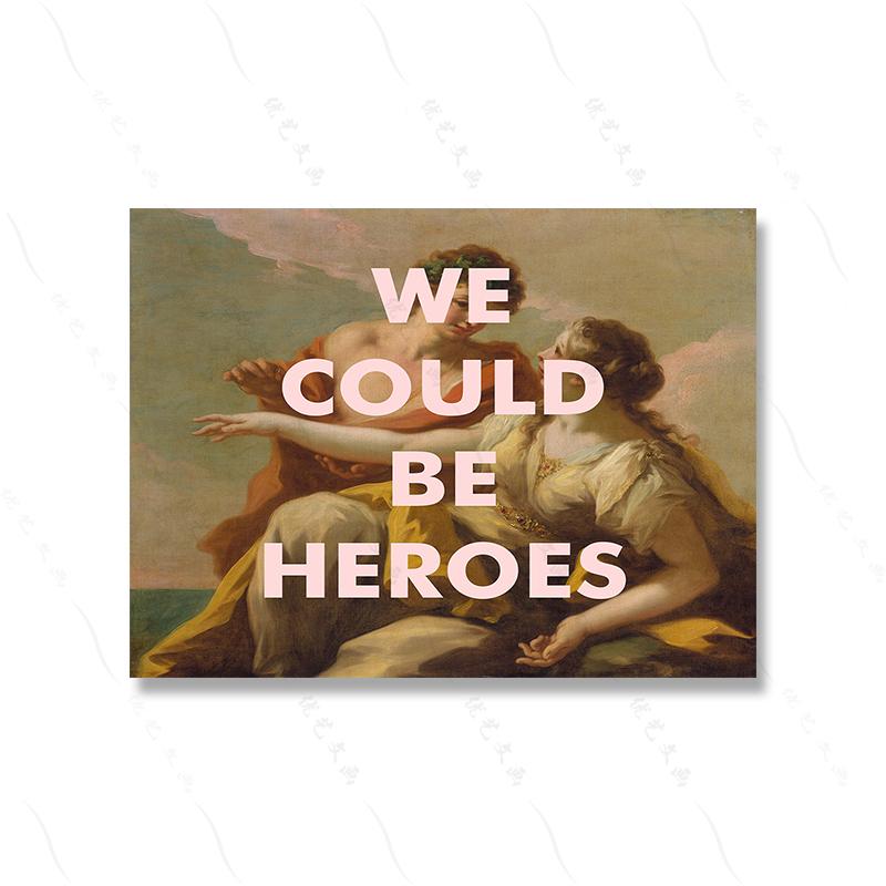 Retro Lyrics Quote Poster Print Gallery Art Wall Woman Living Room Decor Unframed Girl Vintage Literature Home Canvas Painting