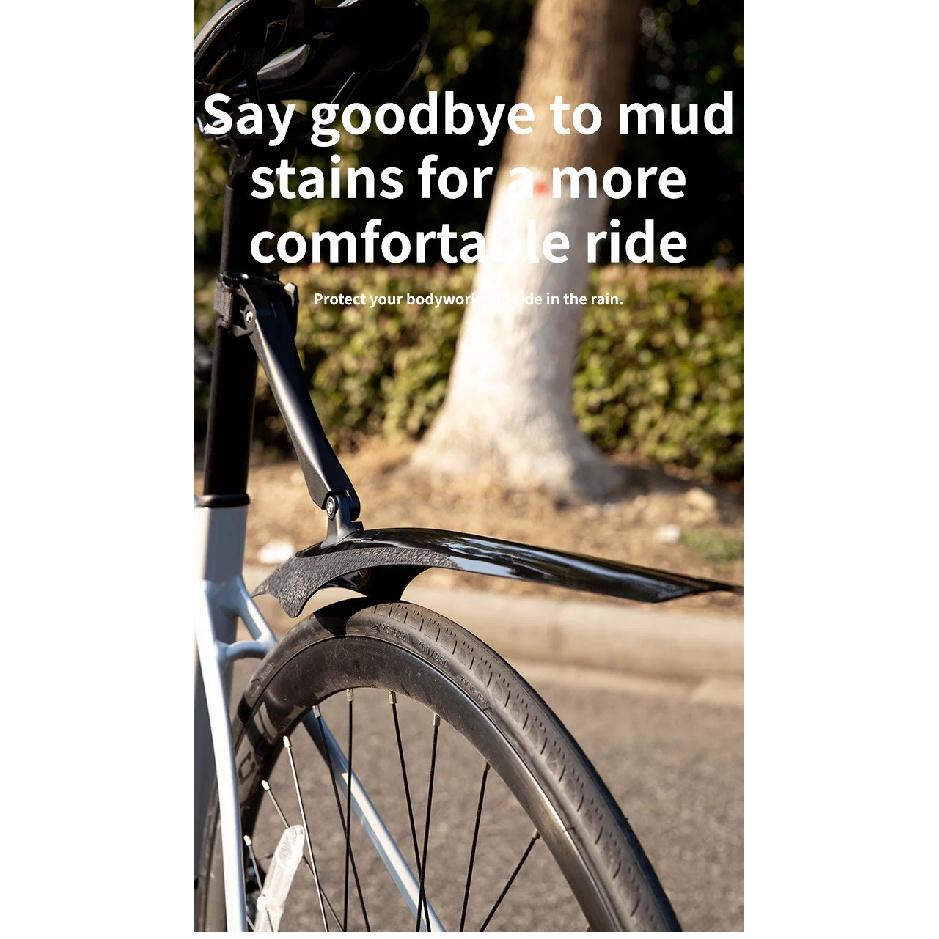 Bicycle Mudguard Adjustable Anti-Slip Ultra-Lightweight Universal Design for Cycling Easy Installation Removable Accessory