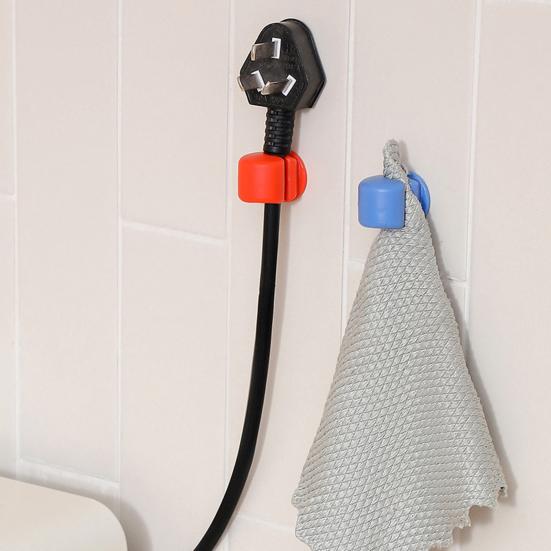 3 шт. кабельных органайзера изысканной формы супер мини ПВХ настольные держатели кабелей настенные маленькие подвесные стойки для дома