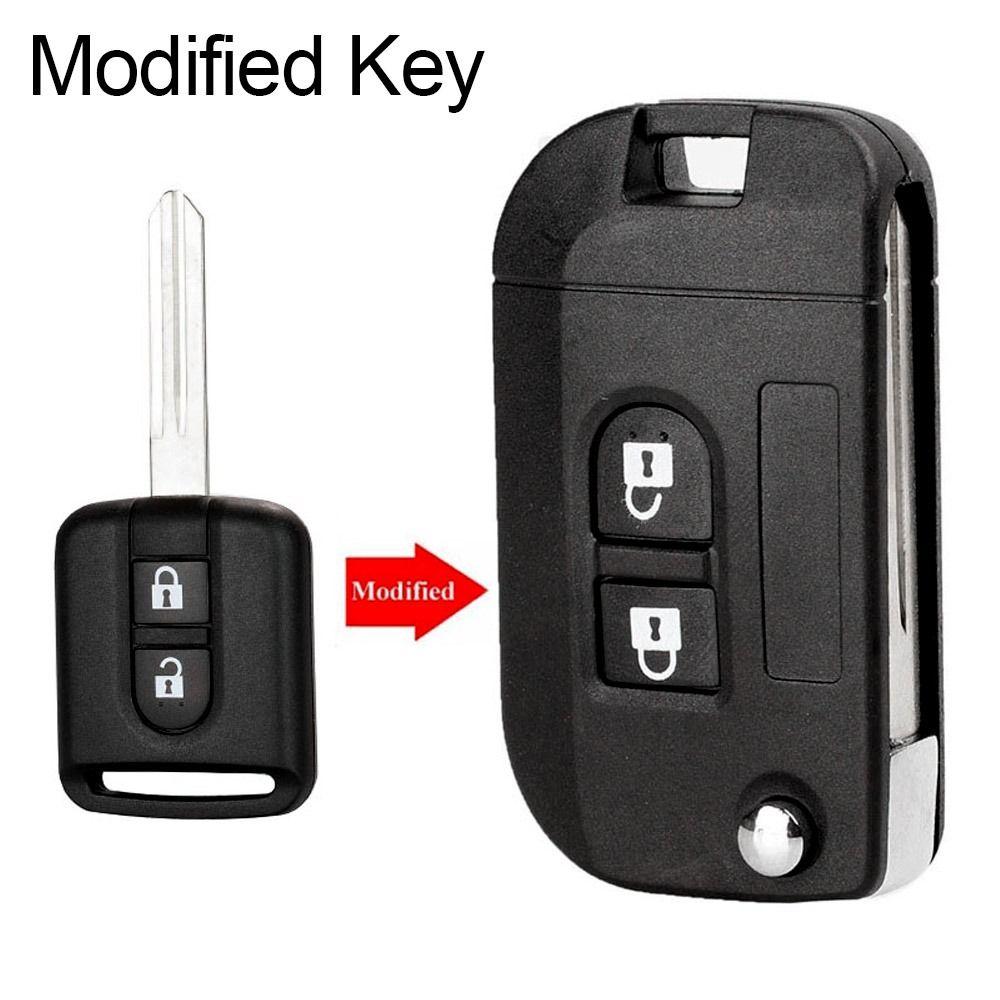 Модифицированный корпус ключа автомобиля для Nissan Qashqai Micra Navara Almera Note Primera Sunny Car Key