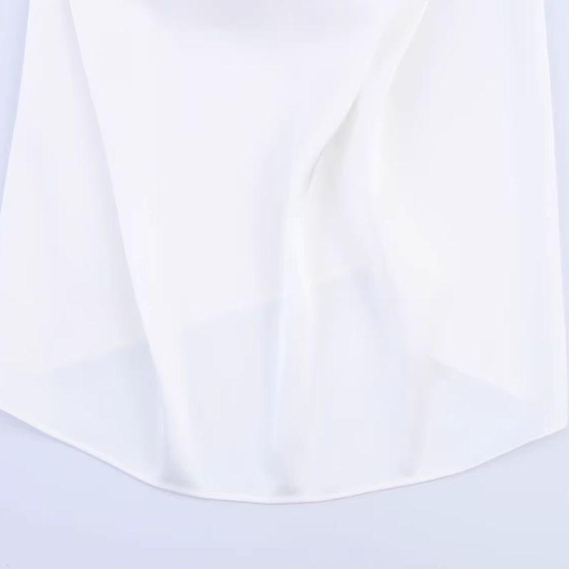 Kaslead New Women Clothes Western Style Fashion Simple and Versatile Neck Collar Top 2649074