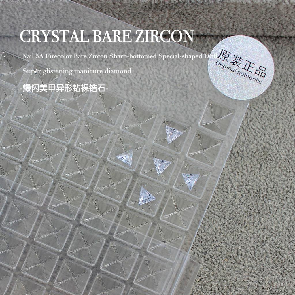 Вспышка Мини Маленький Голый Цирконий Кончик Нижний Куча Бриллиантовый Инопланетный Камень Сахарный Голубиный Яйцо Капля Воды Дизайн Ногтей Конский Глаз Украшения Для Ногтей