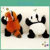 Crooked Head Bag Raccoon Panda Cute Plush Dolls Toy Children Birthday Gifts