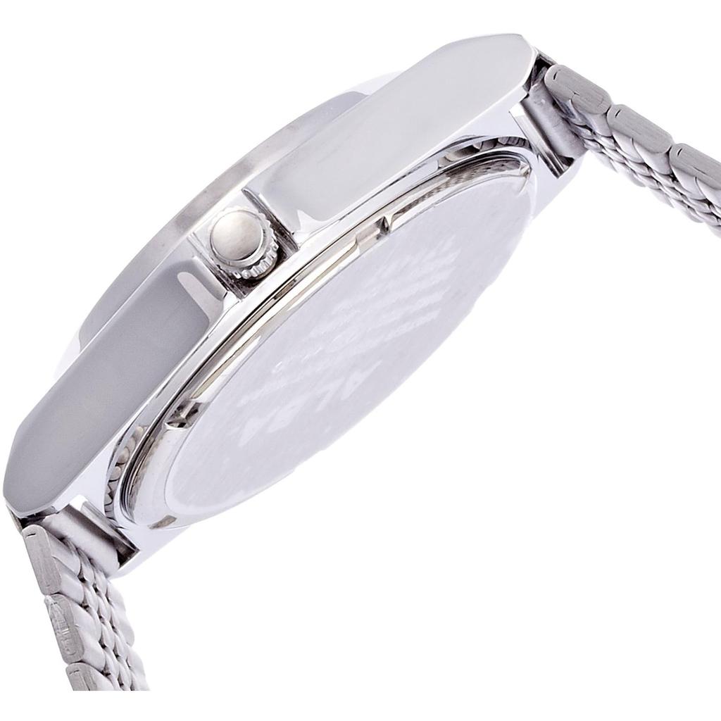 [ALBA] AIGT004 Men's Quartz Watch, 10 BAR Water Resistant, Lumibrite Hands, Silver Dial, Stainless Steel