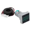 Digital Current Meter Matte Panel Ammeter Signal Indicator Light AC 220V AD16?22FSA