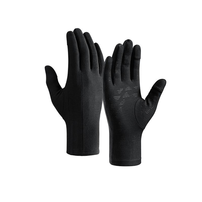 Winter Thermal Cycling Gloves With Touchscreen Tips Windproof Anti-Slip Warm Fleece Lined Outdoor Sports Skiing Hiking