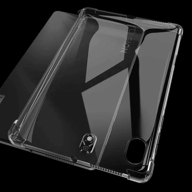 Противоударный силиконовый чехол для Lenovo Legion Y700 TB-9707F 8,8 'чехол для планшета Гибкая прозрачная задняя крышка Защитная пленка для экрана