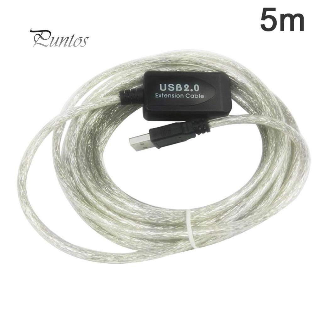 5/10/15/20m USB 2.0 Active Extension Repeater Cable Signal Booster Extended Cord
