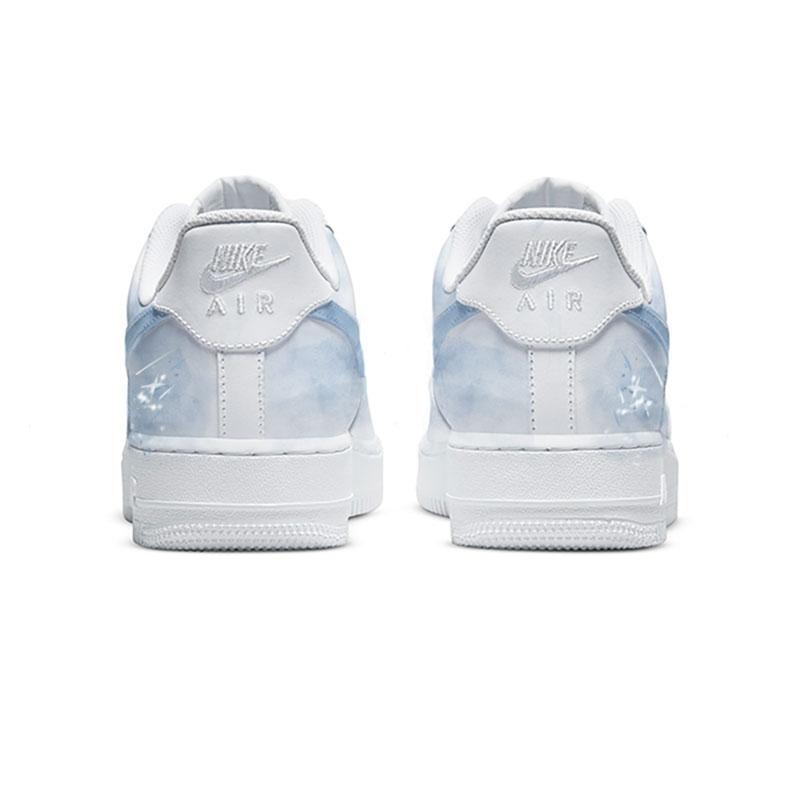 Nike Air Force 1 Misty Island Star Gazing Cushioning Abrasion Resistant Height Increasing Low top Skateboard Shoes DD8959-100(Team1267-)