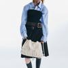 Charles & Keith Drawstring Capacity Pleated Tote Bag Soft Cloud Bag Shoulder Bag Large Women tote bags Cream Black CK2-30271558-1