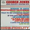 Виниловая пластинка GEORGE JONES Поет Кантри-Вестерн Хиты MG20624 Mercury 1962 США Кантри/Фолк Б/у