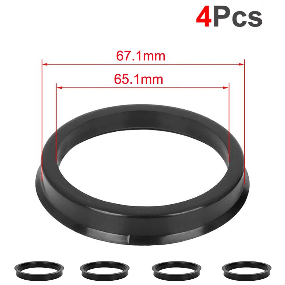 4Pcs/Set Car Accessories Plastic Wheel Hub Centric Ring 73.1 to 67.1 Wheel Hub Ring OD = 73.1mm ID = 67.1mm Wheel Center Ring
