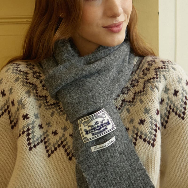 NONLOCAL Mellow Petite Knit Muffler - 4Color