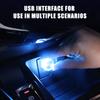 SEAMETAL Окружающее освещение Plug Play Украшение интерьера Легкий автомобиль Mini USB Светодиодная декоративная лампа для автомобиля