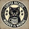 Funny Coffee Quote Retro Metal Tin Sign Wall Decor Gift