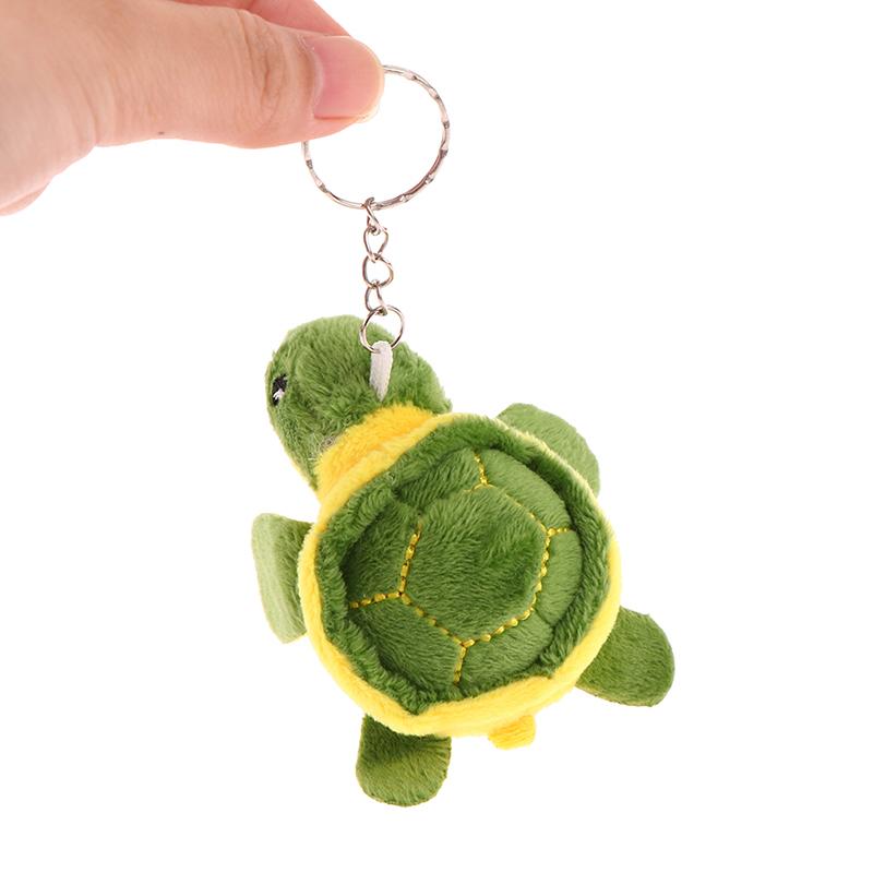 10Cm Cute Turtle Stuffed Doll Soft Plush Toy Keychain Bag Decor Pendant Kid Gift