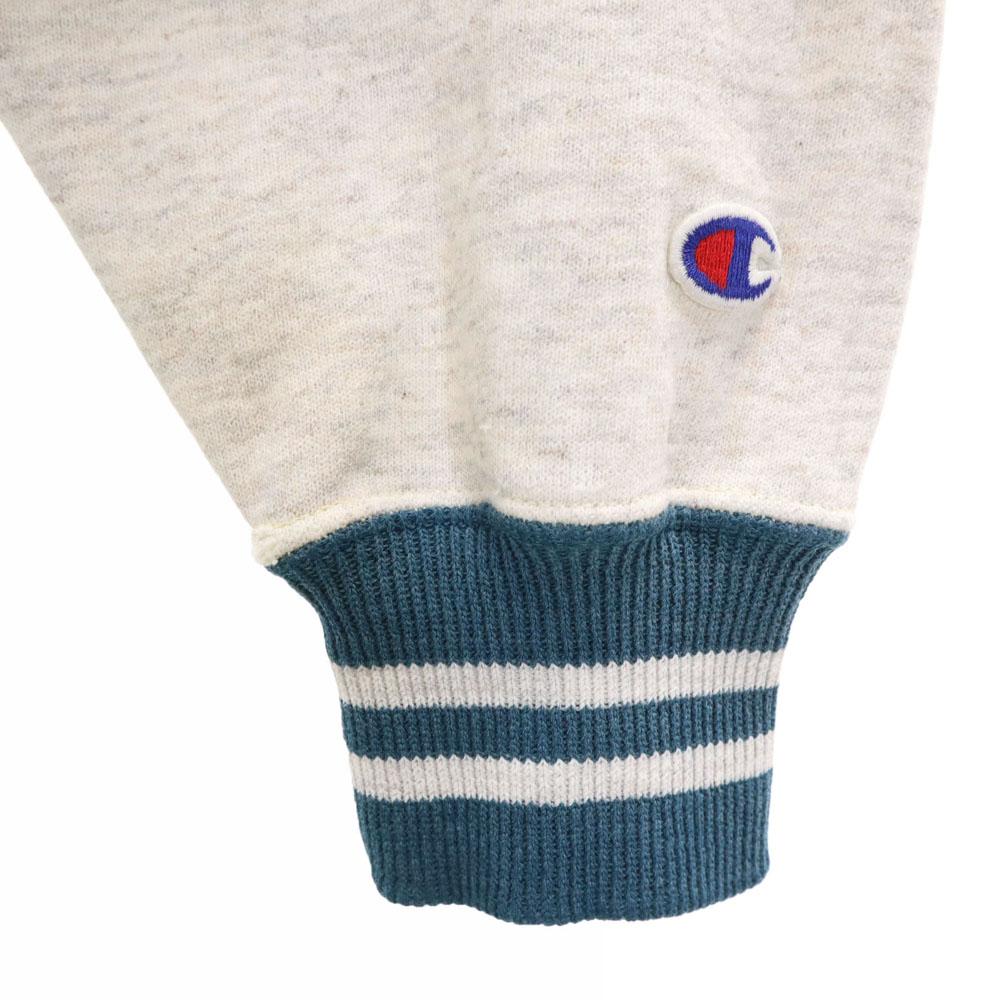 Champion 90-е годы Старая вышитая бирка сделано в США Толстовка с длинным рукавом Reverse Weave тренажер Мужская Б/У