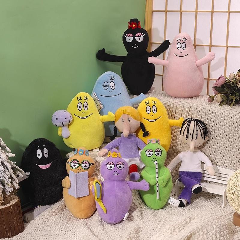 22-31cm Barbapapa Plush Toys Barbalib Clothes for Soft Dolls Accessories Plush Stuffed Toy For Baby Kids Comfort Soft Gift Toys