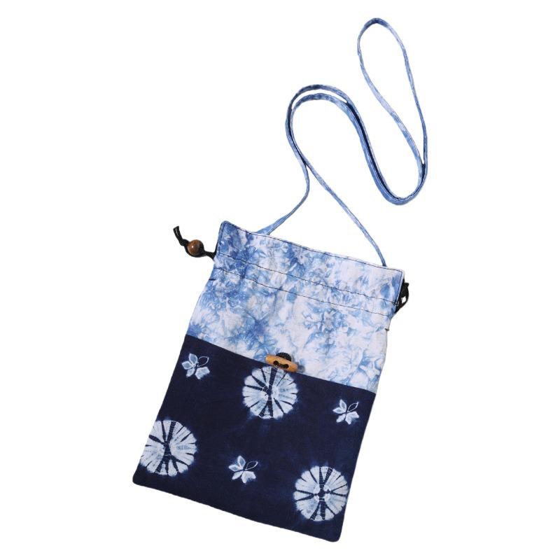 Сумка кроссбоди в этническом стиле с принтом тай-дай, вместительная сумка ручной работы в древнем стиле, чехол для мобильного телефона