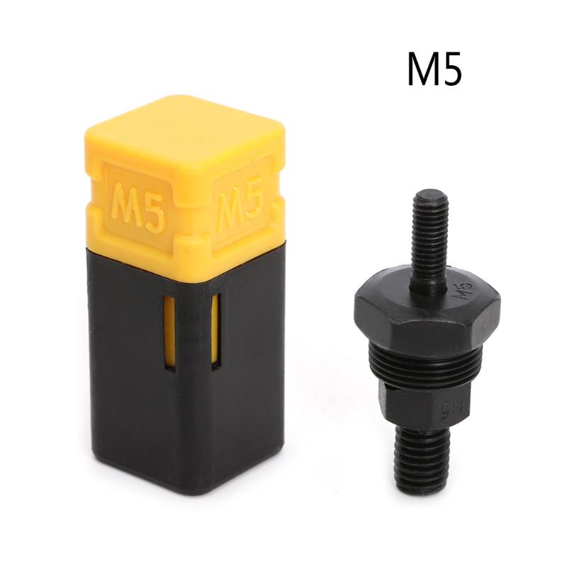 Замена резьбовой оправки части пистолета-заклепщика для метрической заклепки M3-M12 с гайкой