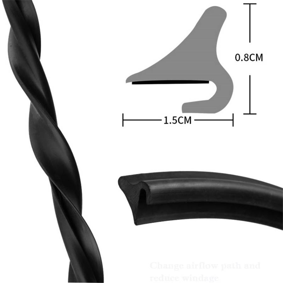 1,8 м Автомобильный резиновый уплотнитель, Уплотнитель для автомобильных окон, Резиновый уплотнитель для крыши, Защитные полосы для отделки лобового стекла, Автомобильный спойлер для переднего и заднего лобового стекла