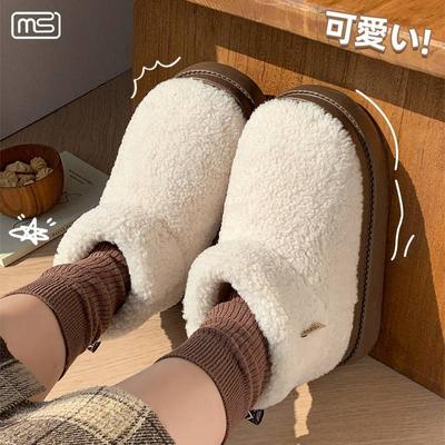 Новые супер теплые бархатные утолщенные зимние ботинки на толстой подошве, женские ботинки, зимняя универсальная теплая короткая хлопковая обувь