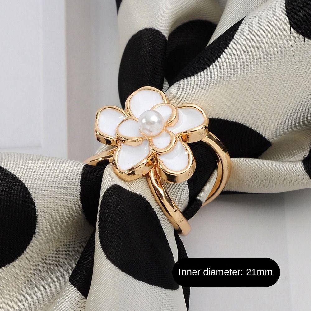 Alloy Scarf Buckle Knotting Artifact Brooches New Shawl Ring Clip Jewelry Accessories