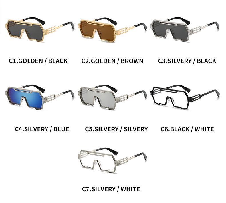 Ретро Стимпанк Неправильные Солнцезащитные Очки: Унисекс Модный тренд 2024