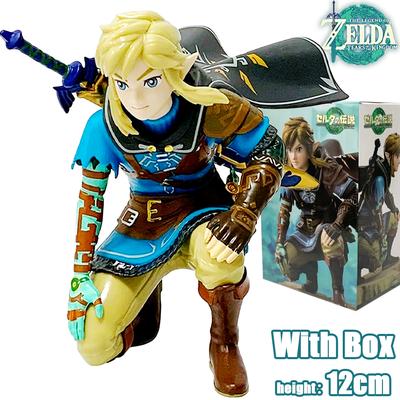 12 см. Аниме-фигурка Линка из игры The Legend of Zelda, шкатулка с сокровищами, фигурка монстра, игрушка, коллекционная фигурка, кукла, подарок.