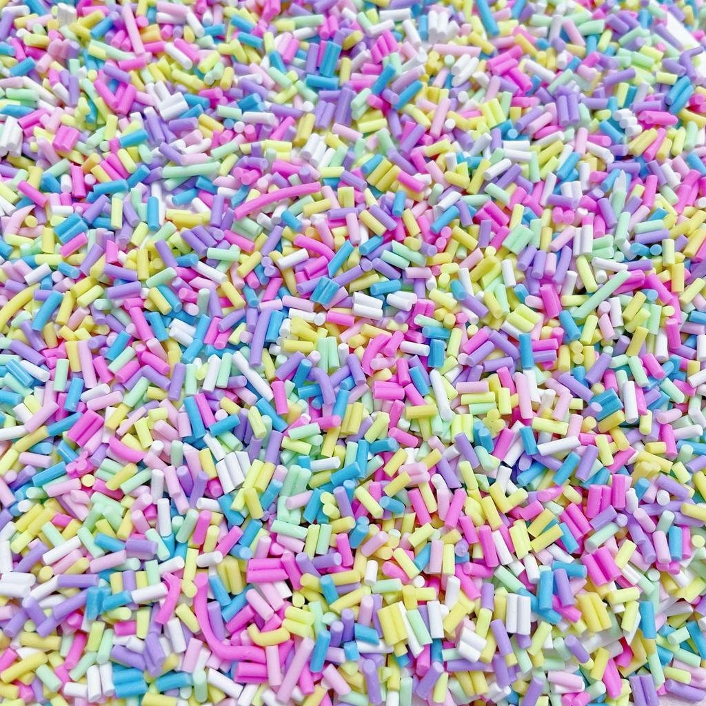 Мягкая глина, цветной слайм и крем-клей для торта