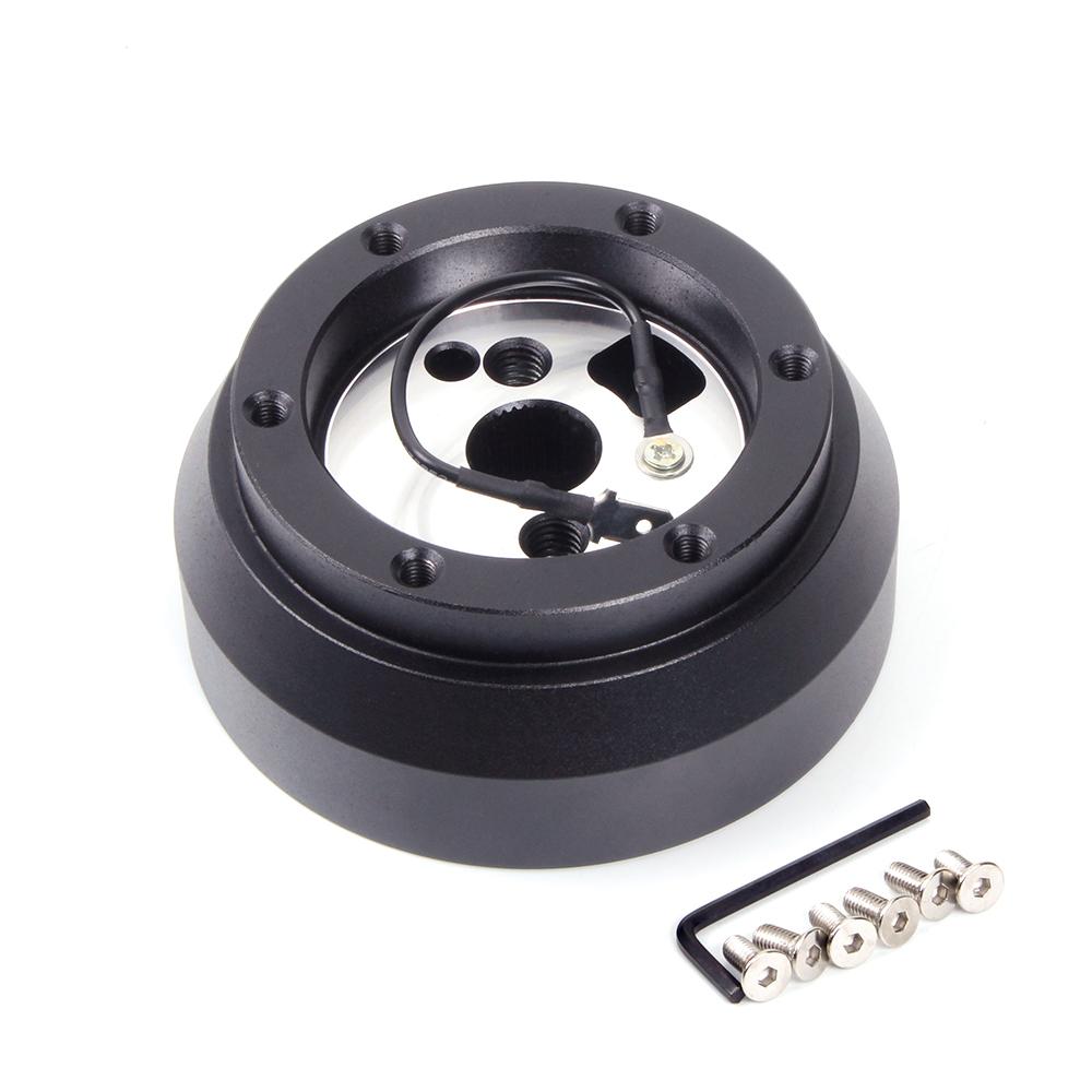 6 Hole Steering Wheel Connector Base 170h Steering Wheel Short Hub Adapter Kit For Dodge GMC Chevy Jeep Pontiac QR034