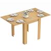 Extendable Dining Table 70 140 X 80 Cm Modern Dining Room Table For 4 6 People Space Saving For Kitchen Dining Room