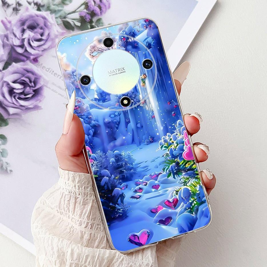 Чехол для Honor X9a Magic5 Lite Популярный Роскошный Расписной Чехол Мягкий Тонкий Чехол для Телефона Для Honor Magic 5 Lite HonorX9a Задняя Крышка Сумки