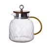 1,5 л прозрачный боросиликатный стеклянный чайник термостойкий большой прозрачный чайник цветочный чайный набор пуэр чайник чашка офисный домашний инструмент