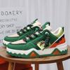 Модные уличные зеленые мужские кроссовки для скейтбординга, модные дизайнерские хип-хоп-кроссовки для мужчин, повседневные кроссовки на платформе Harajuku для мужчин, теннисные туфли для мужчин