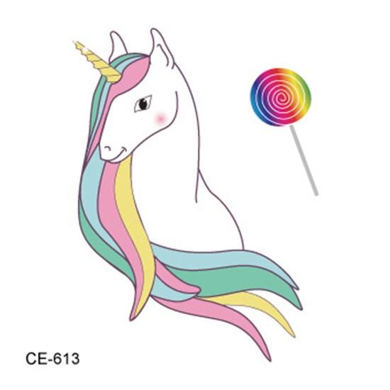 Cartoons Kids Temporary Tattoos Sticker Colorful Fake Tattoo Flash Waterproof Small Body Art Couple Child Designs