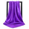 90*90CM Headwrap Muslim Satin Silk Square Scarf Muslim Hijab Women Underscarf Fashion Casual Look Plain Color Tudung Bawl Turban