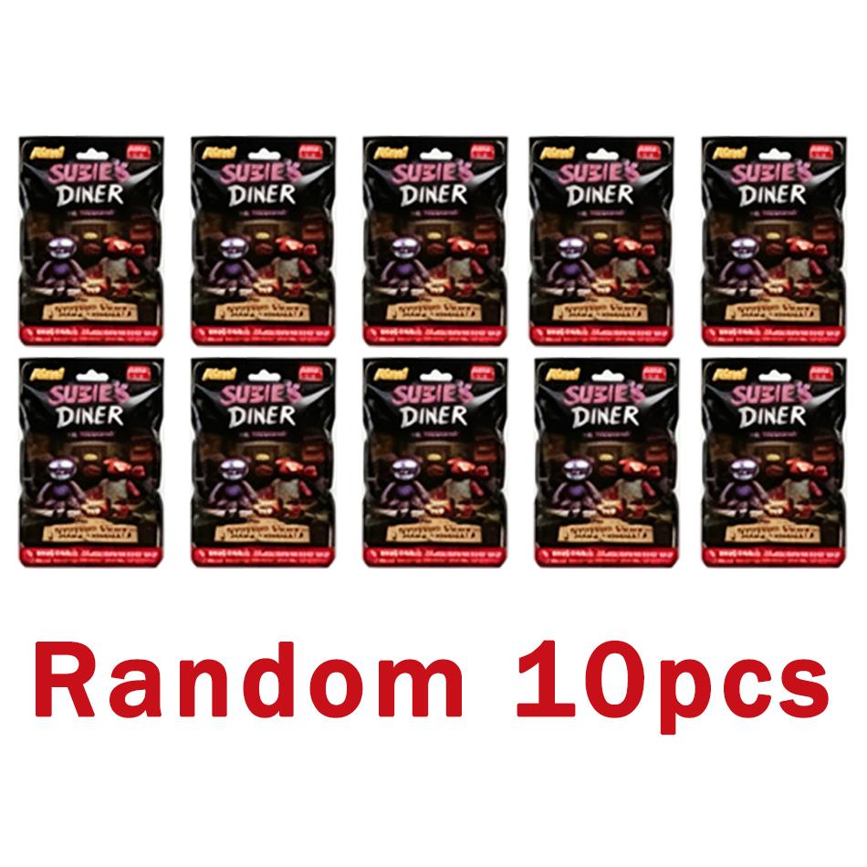 Милый мультяшный монстр Слепой бокс Серия «Ресторан Сьюзи» Фигурка персонажа Настольное украшение Коллекционная игрушка