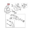 Пыльник тормозного диска передний для Toyota Hilux 2004-2012 Fortuner 2011-