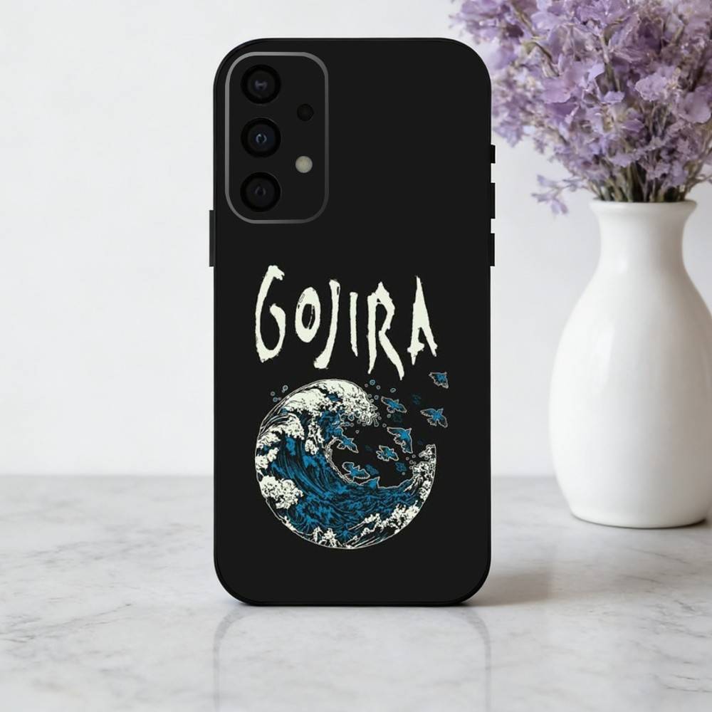 G-Gojira-A F-Fortitude-E Band Phone Case For Samsung Galaxy A73,A72,A71,A70,A53,A52,A51,Soft Silicone Black Cover