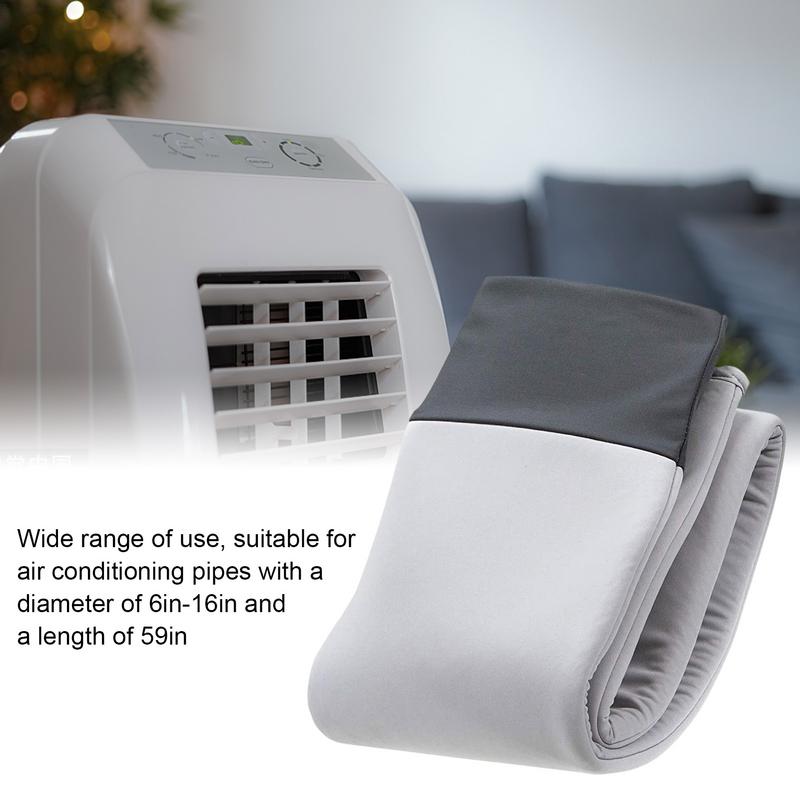 Upgraded Portable Air Conditioner Hose Cover Wrap Insulated Sleeve Dust-proof Heat Insulation Air Conditioning Tube Cover