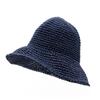 Nomad Sari Floppy Straw Sun Hat – Navy Blue