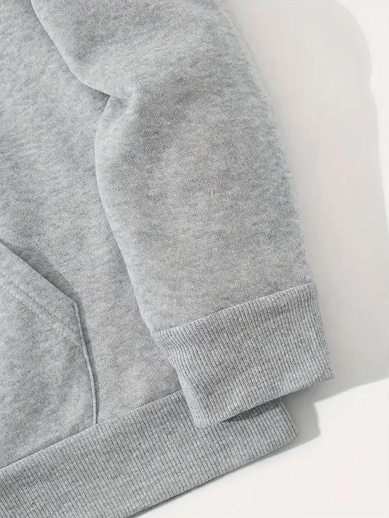 Мужская повседневная толстовка с длинным рукавом: Однотонная, с вышитым логотипом лошади, куртка-кардиган на молнии