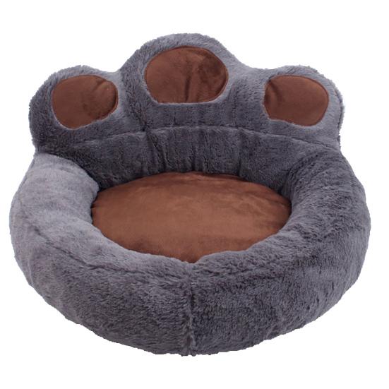 Lovely Paw Shape Dog Cats Pet Cushion Bed Warm Plush Soft Nests Kennel