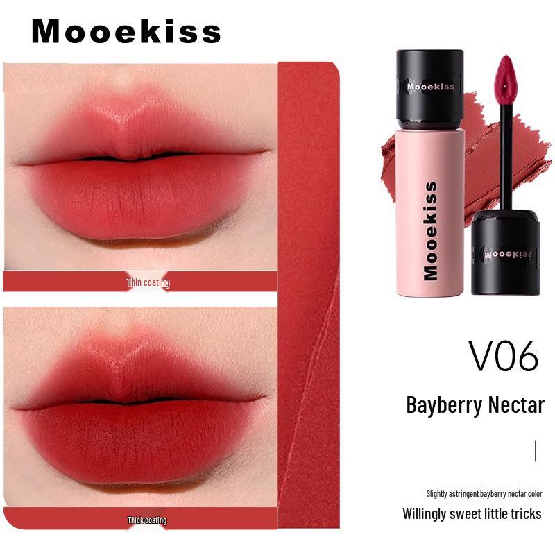Mooekiss Velvet Matte Lip Clay V07 V09 V11 - Увлажняющая шелковистая матовая помада.