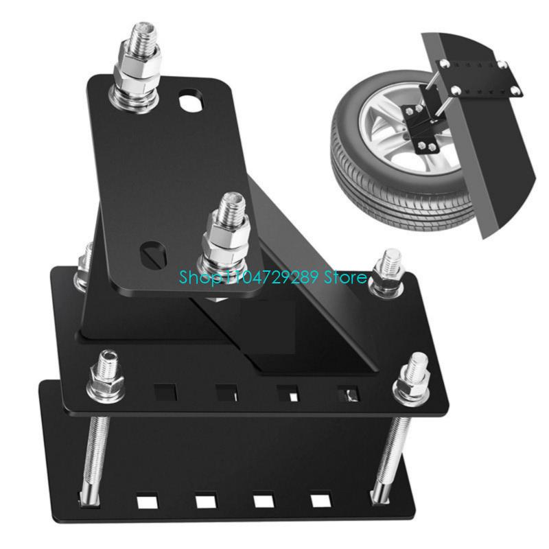 Carbon Steel Spare Wheel Bracket Quick Assembly For 4 & 5 & 6 Lug Size Perfect For Frequent Tire Changes For SUVs Trucks