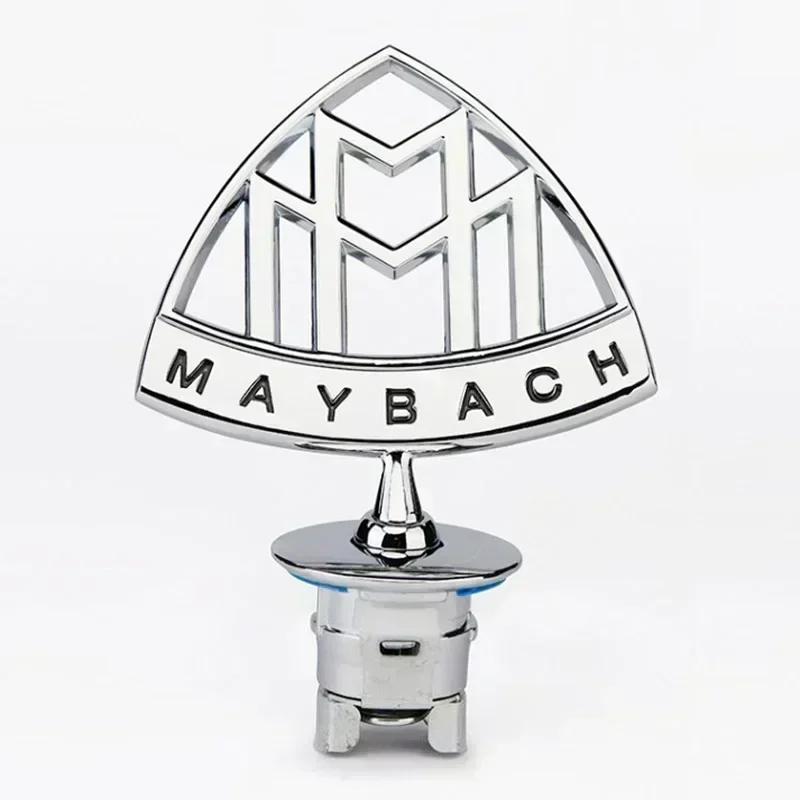 Metal Car Star Hood Badge Front Emblem Logo For Mercedes Benz Maybach C E S Class W204 W205 W212 W213 W211 W220 W222 W223