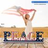 Деревянное настольное украшение с английскими буквами '2026 Independence Day'